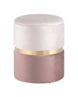 Пуф Кэрри с ящиком велюр розовый Stool Group