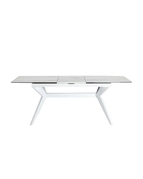 Стол обеденный Аркада раскладной 160-210x90 керамика светлая Stool Group