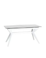 Стол обеденный Аркада раскладной 160-210x90 керамика светлая Stool Group