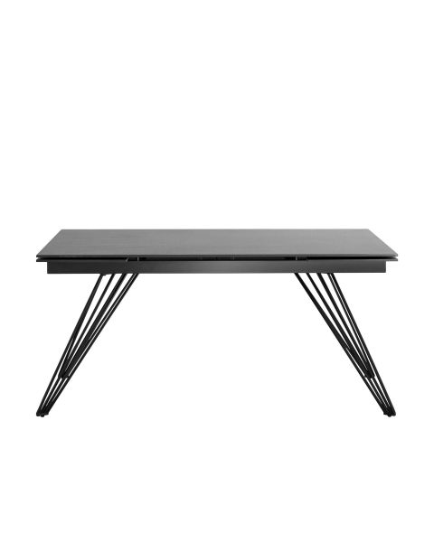 Стол обеденный Пандора раскладной 160-240x90 керамика темная Stool Group