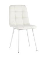 Стул Oliver экокожа белый белые ножки Stool Group