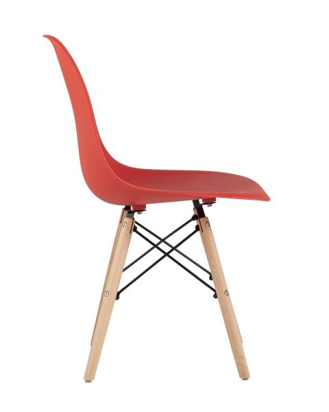 Стул Eames Style DSW красный Stool Group