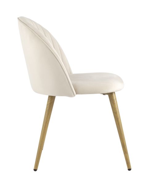 Стул Лион Страйпс велюр кремовый Stool Group