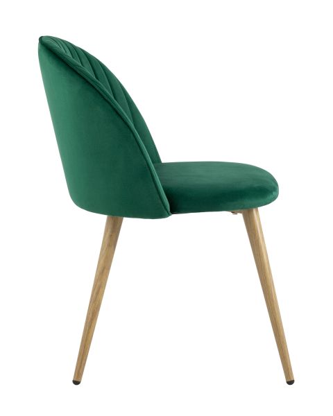 Стул Лион Страйпс велюр зеленый Stool Group