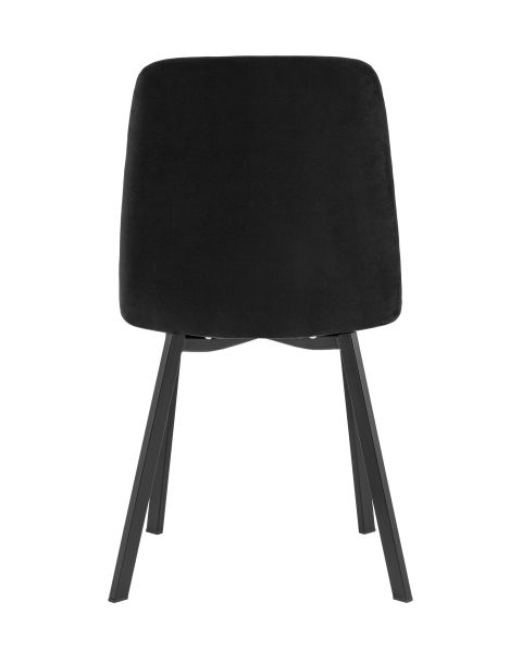 Стул Oliver Square велюр черный Stool Group