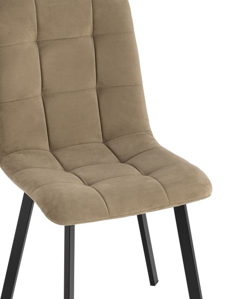 Стул Oliver Square велюр капучино Stool Group