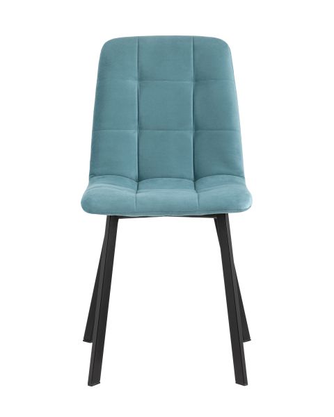 Стул Oliver Square велюр пыльно-голубой Stool Group