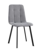 Стул Oliver Square велюр серый Stool Group