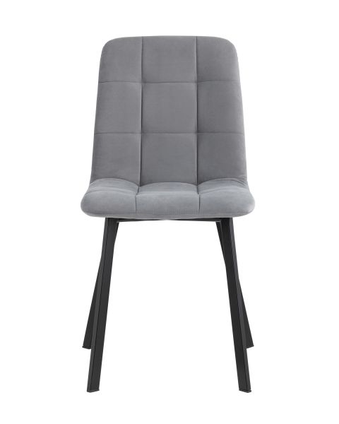 Стул Oliver Square велюр серый Stool Group