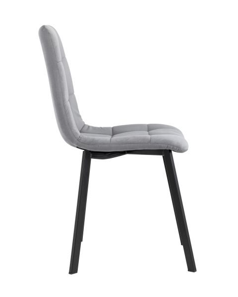 Стул Oliver Square велюр серый Stool Group