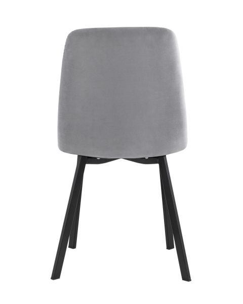 Стул Oliver Square велюр серый Stool Group