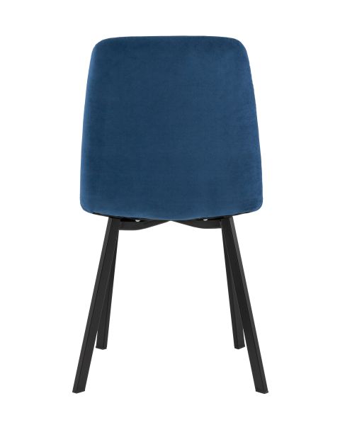 Стул Oliver Square велюр синий Stool Group