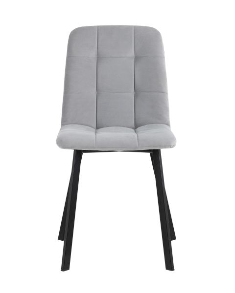 Стул Oliver Square велюр светло-серый Stool Group