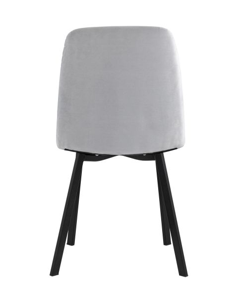 Стул Oliver Square велюр светло-серый Stool Group