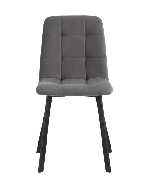 Стул Oliver Square велюр темно-серый Stool Group