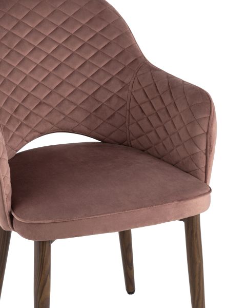 Стул Венера диамант велюр пыльно-розовый Stool Group УТ000031306