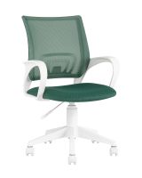 Кресло офисное TopChairs ST-BASIC-W зеленый крестовина пластик белый TopChairs