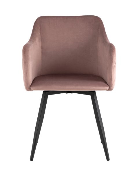Стул Ника вращающийся велюр пыльно-розовый Stool Group