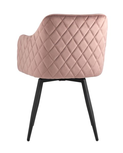 Стул Ника вращающийся велюр пыльно-розовый Stool Group