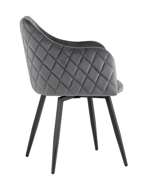 Стул Ника вращающийся велюр серый Stool Group