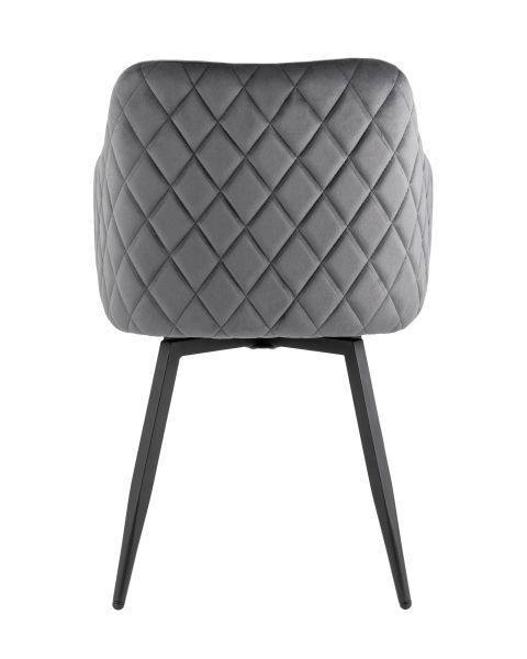 Стул Ника вращающийся велюр серый Stool Group