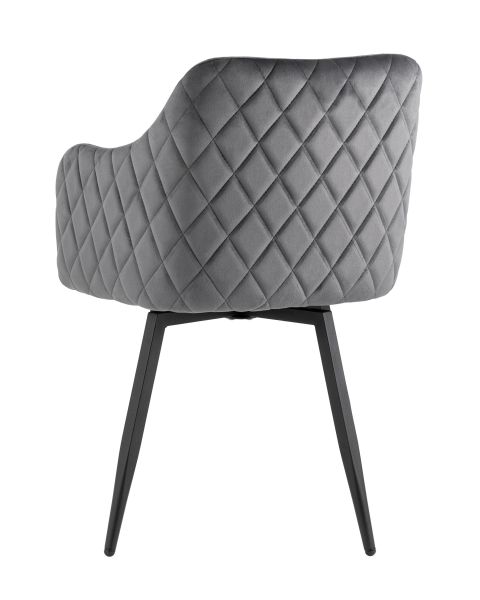 Стул Ника вращающийся велюр серый Stool Group