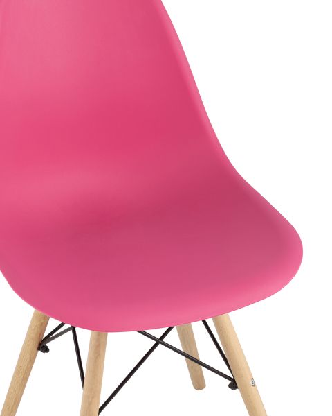 Стул Eames Style DSW маджента x4 Stool Group