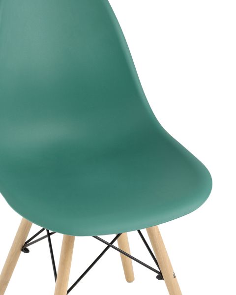 Стул Eames Style DSW серо-зеленый x4 Stool Group