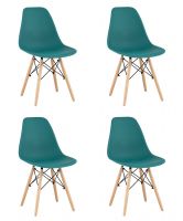 Стул Eames Style DSW темно-бирюзовый x4 Stool Group