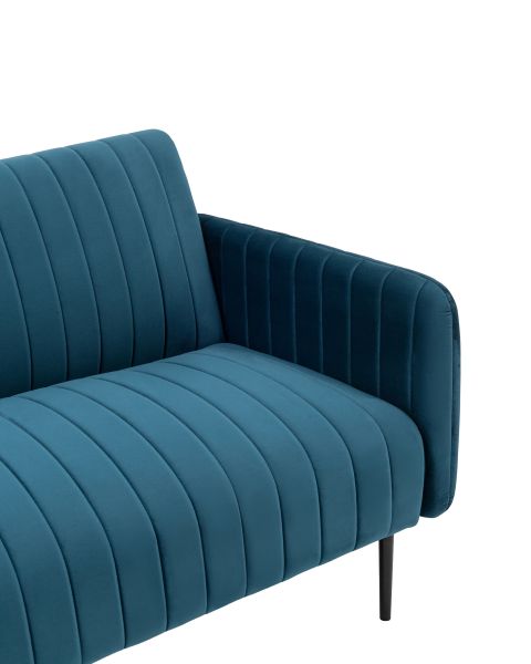 Диван прямой Дрезден велюр синий Stool Group