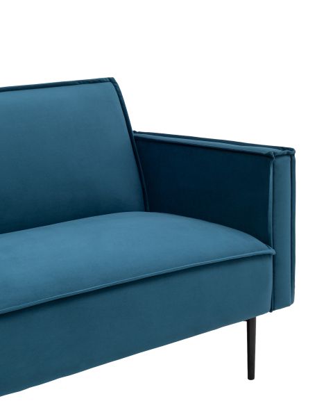 Диван прямой Кассель велюр синий Stool Group