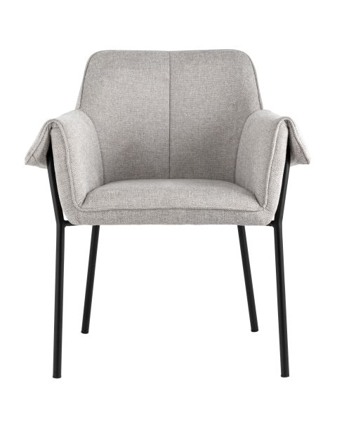 Кресло Бесс рогожка светло-серый Stool Group