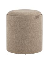 Пуф-столик с ящиком Хюгге S рогожка бежевый Stool Group