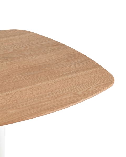 Стол барный Form 60x60 светлое дерево/белый Stool Group
