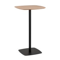 Стол барный Form 60x60 светлое дерево/черный Stool Group