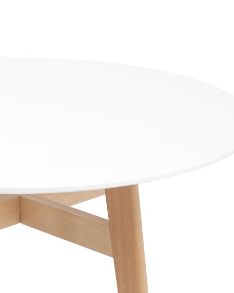 Стол обеденный Target Circle 90x90 белый Stool Group