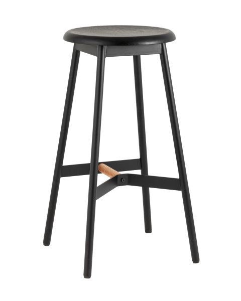 Стул барный Knobb черный Stool Group