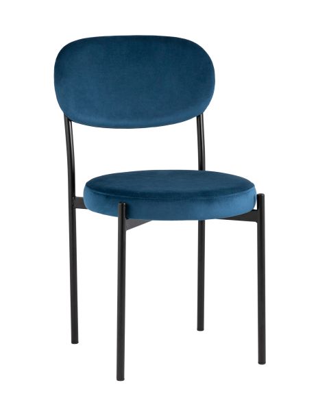 Стул Бриф NEW велюр синий Stool Group