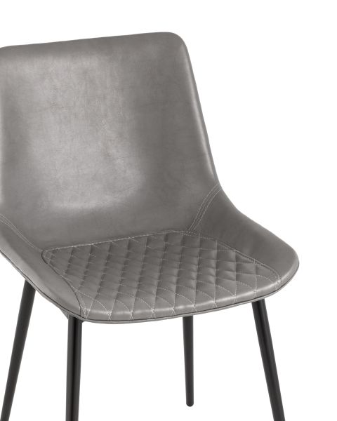 Стул Деймон экокожа серый Stool Group