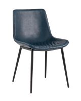 Стул Деймон экокожа темно-синий Stool Group