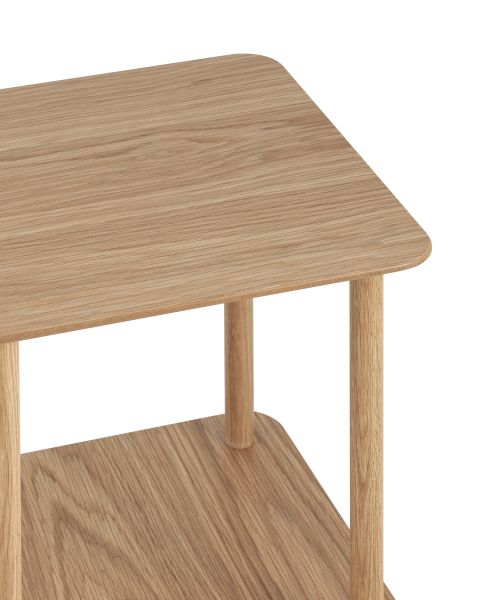 Журнальный столик Stiff 40x40 светлое дерево Stool Group