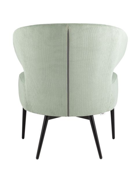 Кресло лаунж Royal Stripes велюр фисташковый Stool Group