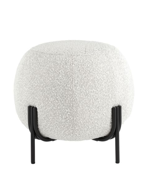 Пуф Флик букле молочный Stool Group