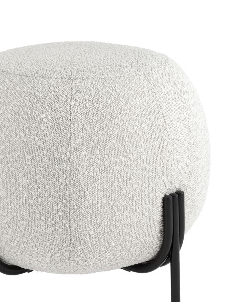 Пуф Флик букле молочный Stool Group