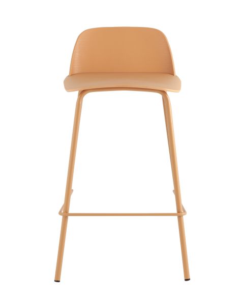 Стул полубарный Mist желтый Stool Group