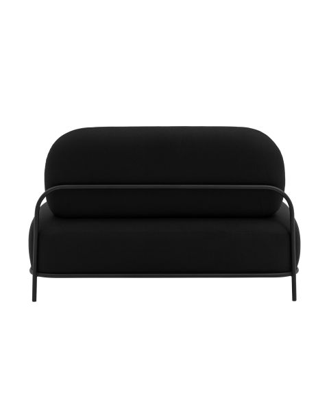 Диван Стоун рогожка черный Stool Group