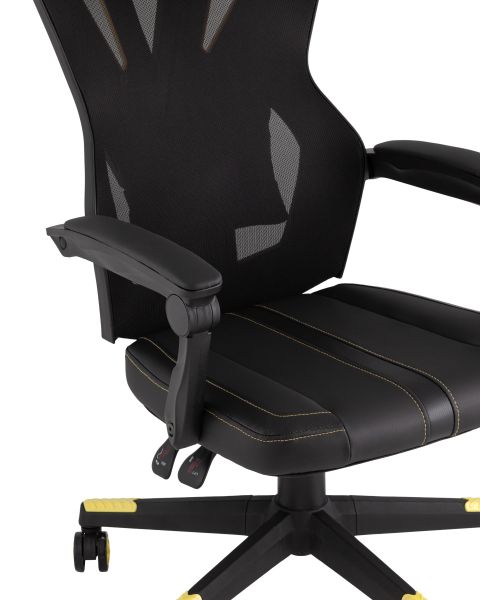 Кресло спортивное TopChairs Айронхайд желтый Stool Group