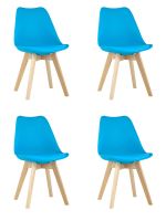 Стул FRANKFURT NEW бирюзовый 4 шт Stool Group