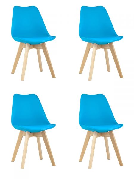 Стул FRANKFURT NEW бирюзовый 4 шт Stool Group