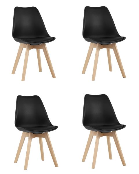 Стул FRANKFURT NEW черный 4 шт Stool Group